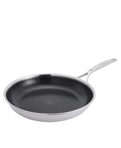 Zwilling Peak Stainless Steel Dual Performance Ceramic Fry Pan, 12 In Silver