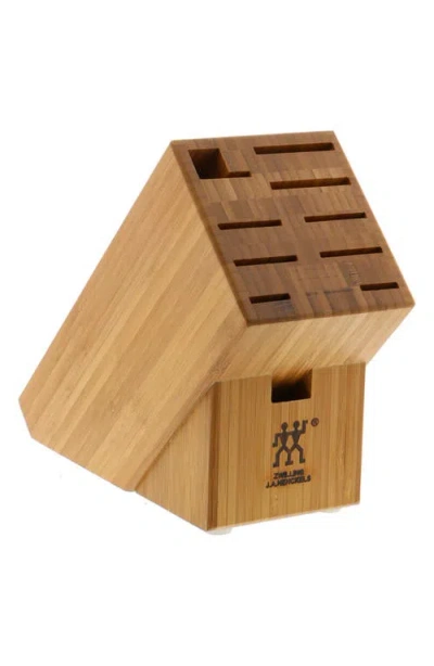 Zwilling Pro 10-piece Knife Bamboo Wood Block In Green