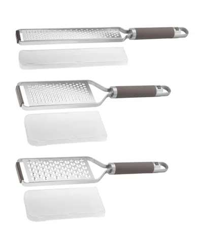 Zwilling Pro 3-pc Grater Set In Silver