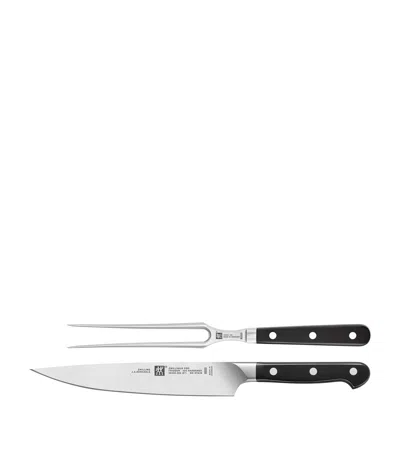 Zwilling Pro Carving Set In Silver