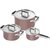 Zwilling Pure 6-piece Nonstick Stainless Steel Cookware Set In Brown