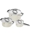 Zwilling Pure Stainless Steel 6-piece Pot Set