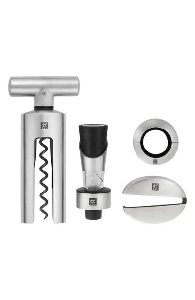 Zwilling Sommelier 4-piece Stainless Steel Wine Tool Set