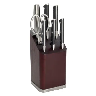 Zwilling Spectrum 8-pc Knife Block Set - Ash In Multi