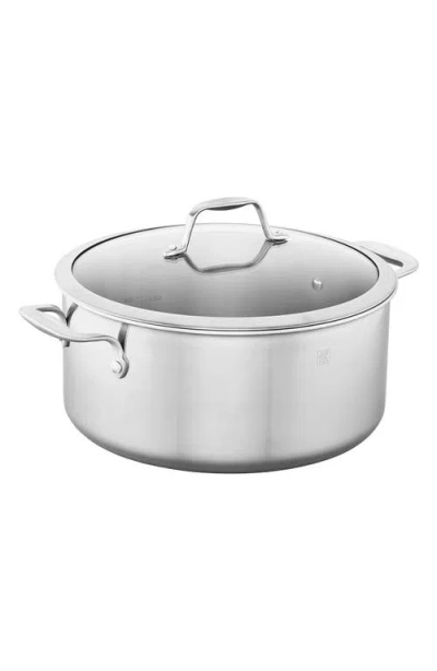 ZWILLING ZWILLING SPIRIT 3-PLY 8-QUART STAINLESS STEEL DUTCH OVEN WITH LID