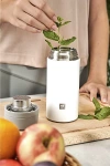 Zwilling Thermo 14.2 oz Insulated Tea & Fruit Infuser Bottle In Silver/white At Urban Outfitters In Silver-white