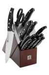 Zwilling Twin Signature 15-piece Knife Block Set In Brown