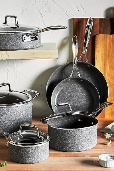 Zwilling Vitale 10-piece Aluminum Nonstick Cookware Set In Gray