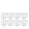 Zwilling Zwiling J. A. Henckels Sorrento Plus Coffee Glass Mug, Set Of 8 In Transparent