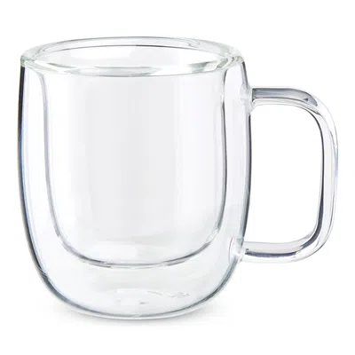 Zwilling Zwiling J. A. Henckels Sorrento Plus Espresso Glass Mug, Set Of 2 In Transparent