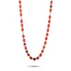 Zydo 18k Rose Gold 0.56 Ct Diamond, Coral And Tourmaline Necklace In Gold