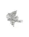 Zydo 18k White Gold Mosaic Diamond Cluster Ring In White