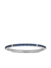 Zydo 18k White Gold Sapphire Bracelet In Metallic