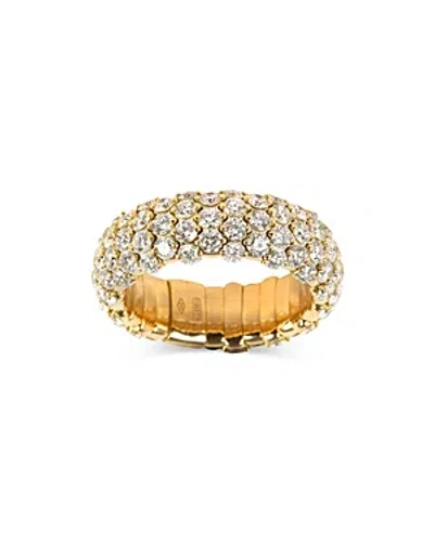 Zydo 18k Yellow Gold Diamond Domed Stretch Ring, 3.79 Ct. T.w.