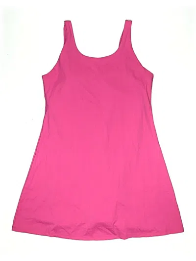 Pre-owned Zyia Active Active Dress In Pink