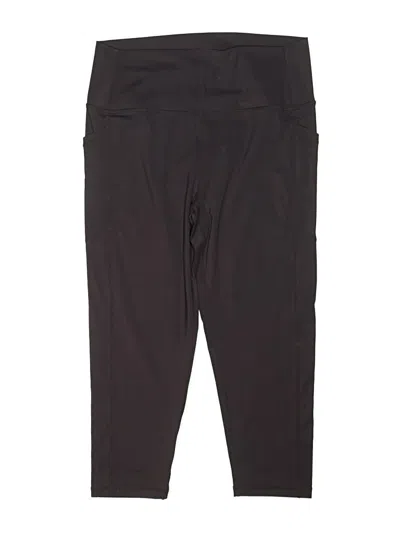 Pre-owned Zyia Active Kids' Active Pants In Black