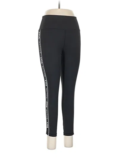 Pre-owned Zyia Active Active Pants In Black