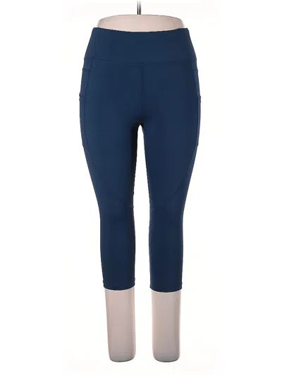 Pre-owned Zyia Active Active Pants In Blue