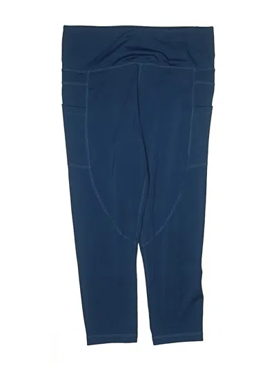 Pre-owned Zyia Active Kids' Active Pants In Blue