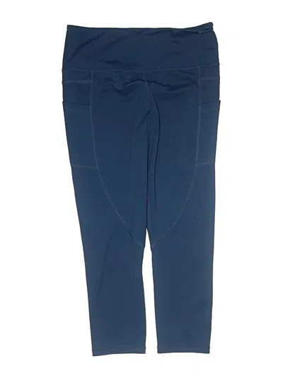Pre-owned Zyia Active Kids' Active Pants In Blue