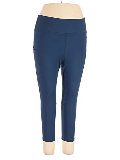 Pre-owned Zyia Active Active Pants In Blue