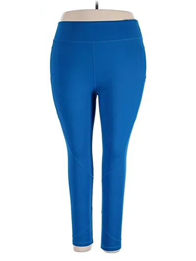 Pre-owned Zyia Active Active Pants In Blue