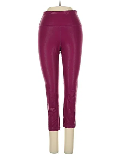 Pre-owned Zyia Active Active Pants In Burgundy
