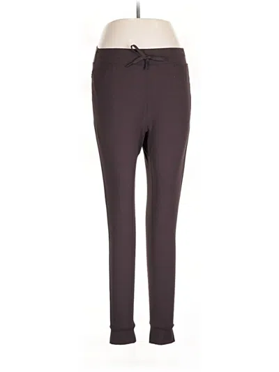 Pre-owned Zyia Active Active Pants In Burgundy