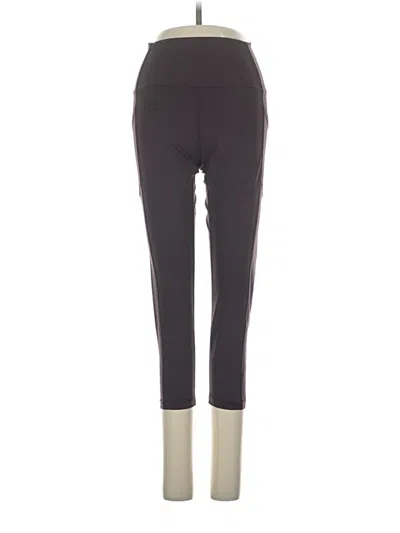 Pre-owned Zyia Active Active Pants In Burgundy