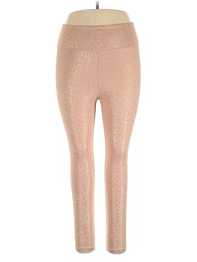 Pre-owned Zyia Active Active Pants In Gold