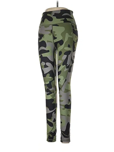 Pre-owned Zyia Active Active Pants In Green