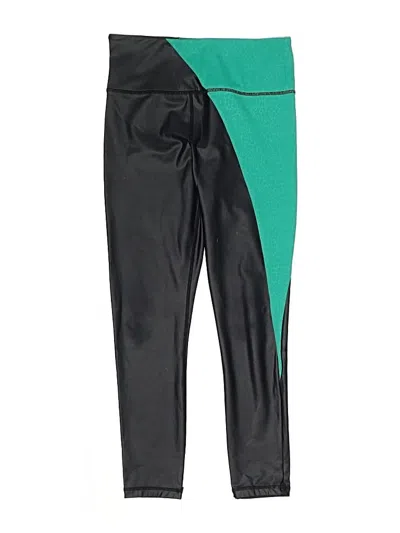 Pre-owned Zyia Active Kids' Active Pants In Green