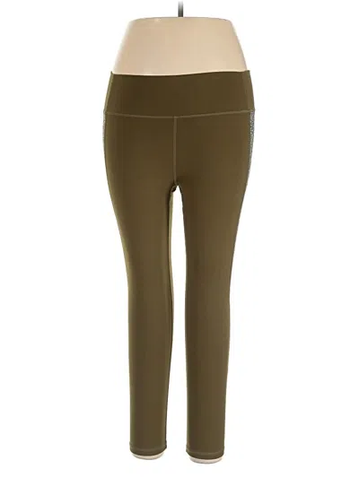 Pre-owned Zyia Active Active Pants In Green