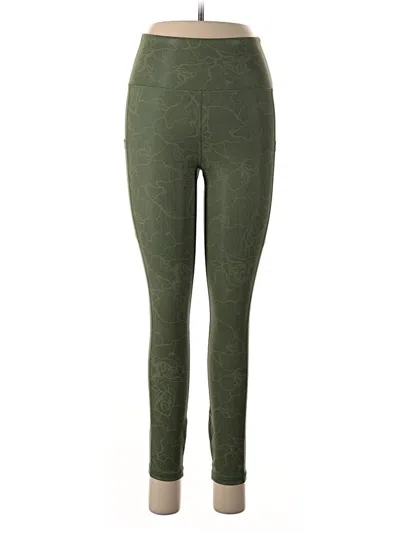 Pre-owned Zyia Active Active Pants In Green