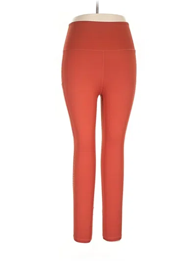 Pre-owned Zyia Active Active Pants In Orange