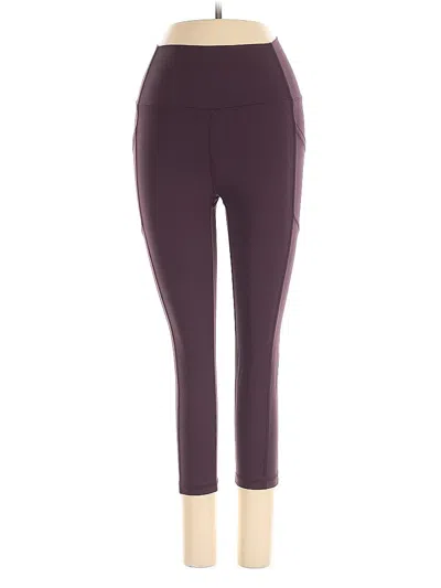 Pre-owned Zyia Active Active Pants In Purple