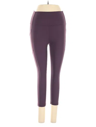 Pre-owned Zyia Active Active Pants In Purple