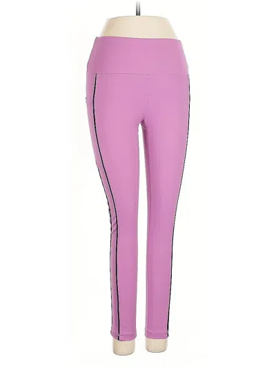 Pre-owned Zyia Active Active Pants In Purple