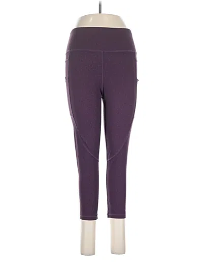Pre-owned Zyia Active Active Pants In Purple