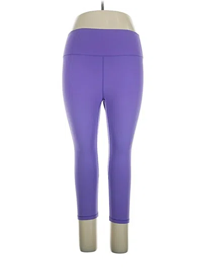 Pre-owned Zyia Active Active Pants In Purple