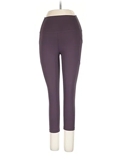 Pre-owned Zyia Active Active Pants In Purple