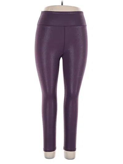 Pre-owned Zyia Active Active Pants In Purple