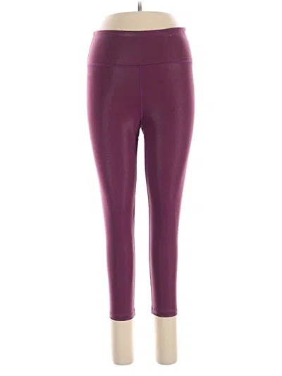 Pre-owned Zyia Active Active Pants In Purple