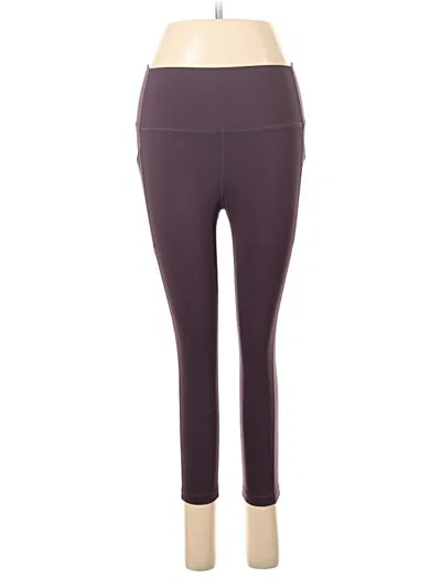 Pre-owned Zyia Active Active Pants In Purple