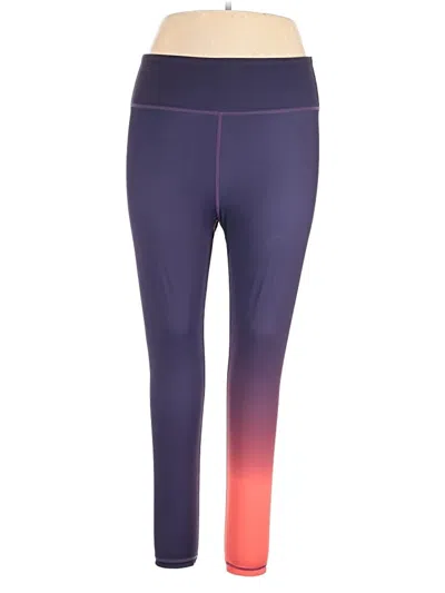 Pre-owned Zyia Active Active Pants In Purple
