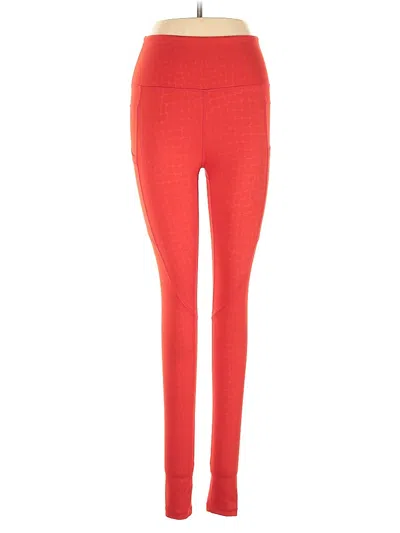 Pre-owned Zyia Active Active Pants In Red