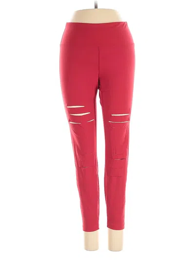 Pre-owned Zyia Active Active Pants In Red