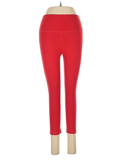 Pre-owned Zyia Active Active Pants In Red