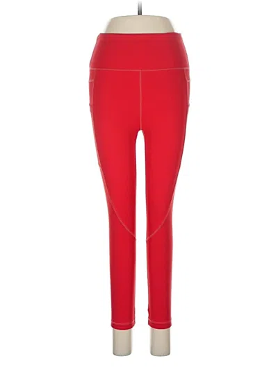 Pre-owned Zyia Active Active Pants In Red