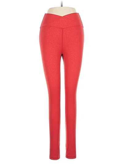 Pre-owned Zyia Active Active Pants In Red